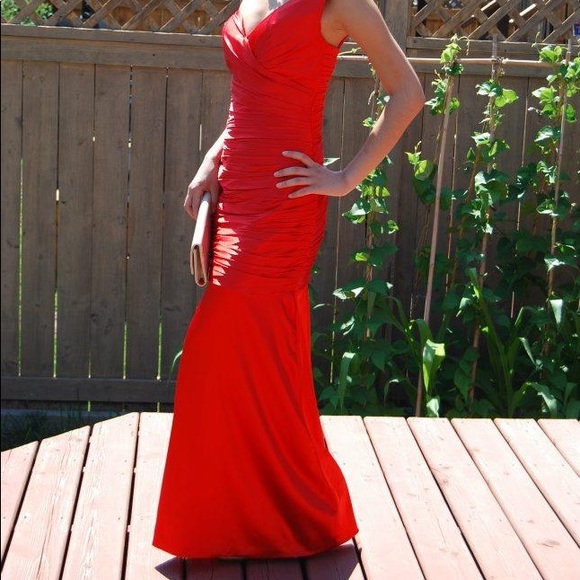 Satin Mermaid Dress - Picture 2 of 4